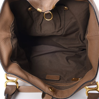 Chloe Calfskin Large New Marcie Tote Nut 5 of 7