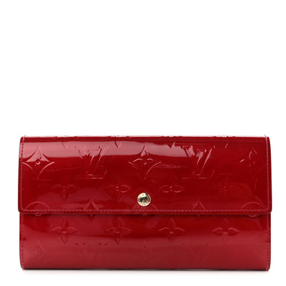 Louis Vuitton Vernis Sarah Wallet Pomme D'Amour 1 of 11