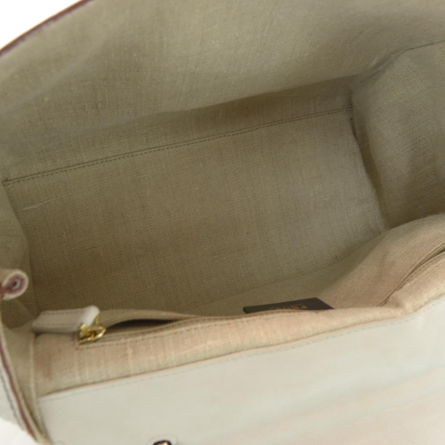 Fendi Cuoio Colorblock Silvana Bag White 7 of 7