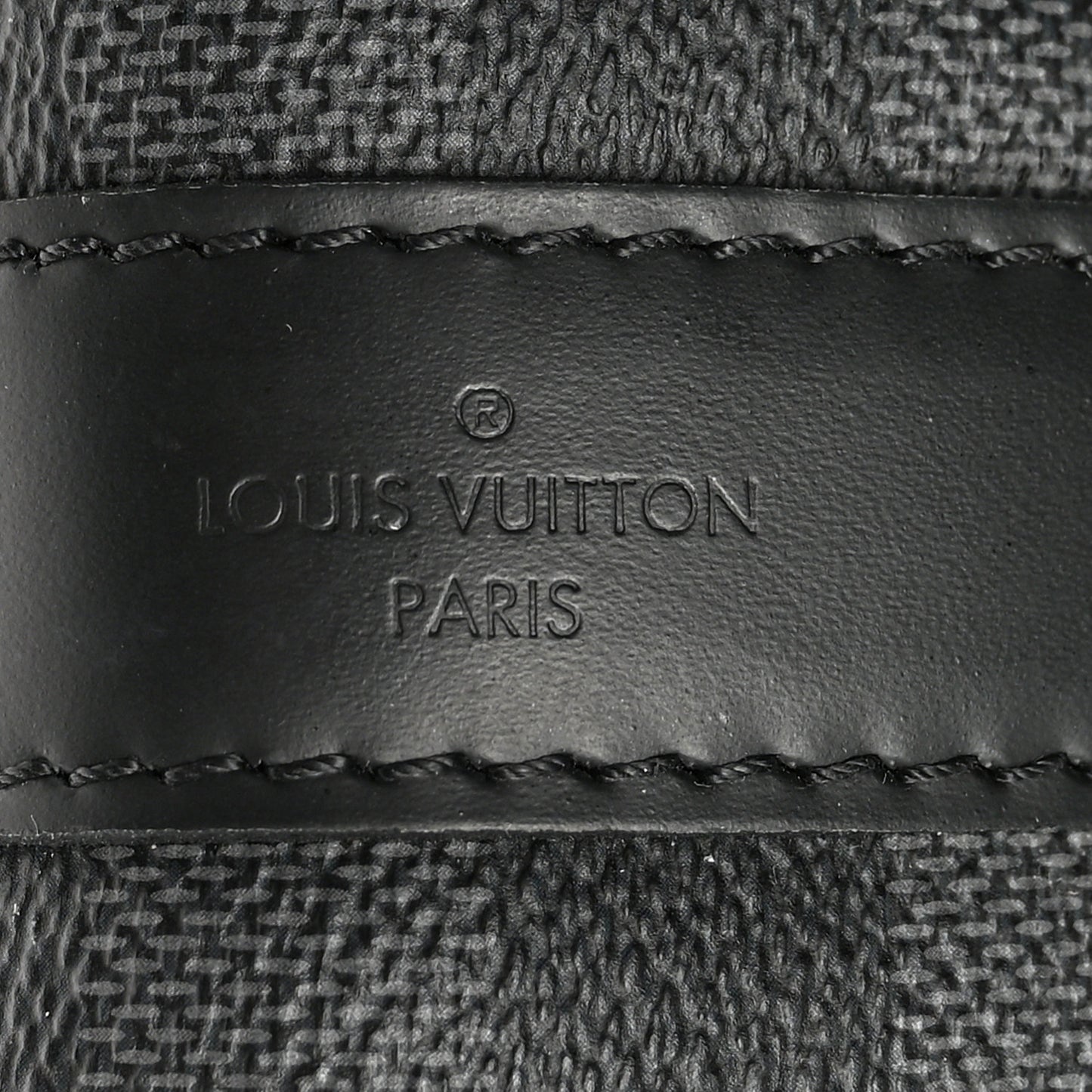 Damier Graphite Keepall Bandouliere 55