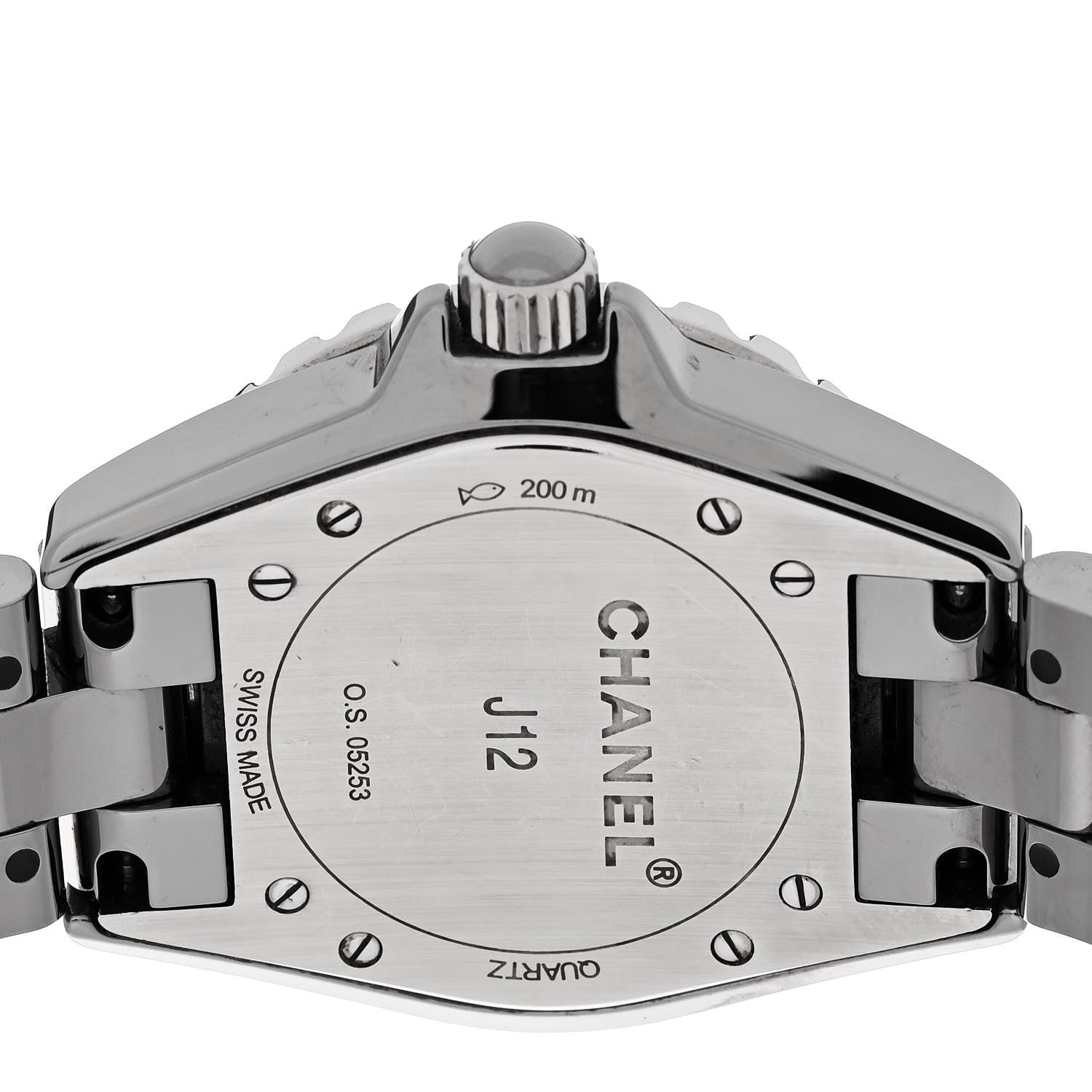 Chanel Titanium Ceramic 33mm J12 Chromatic Quartz Watch 4 of 4