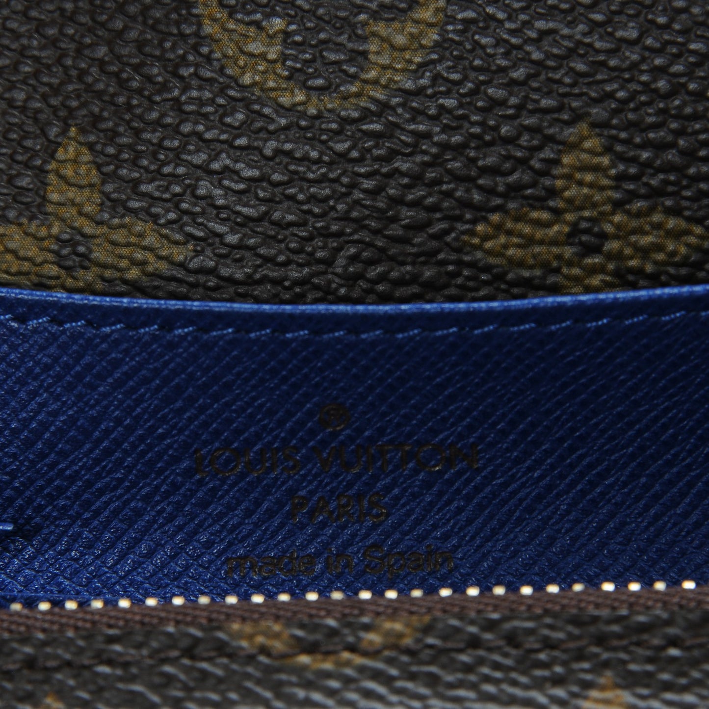 Monogram Emilie Wallet Blue