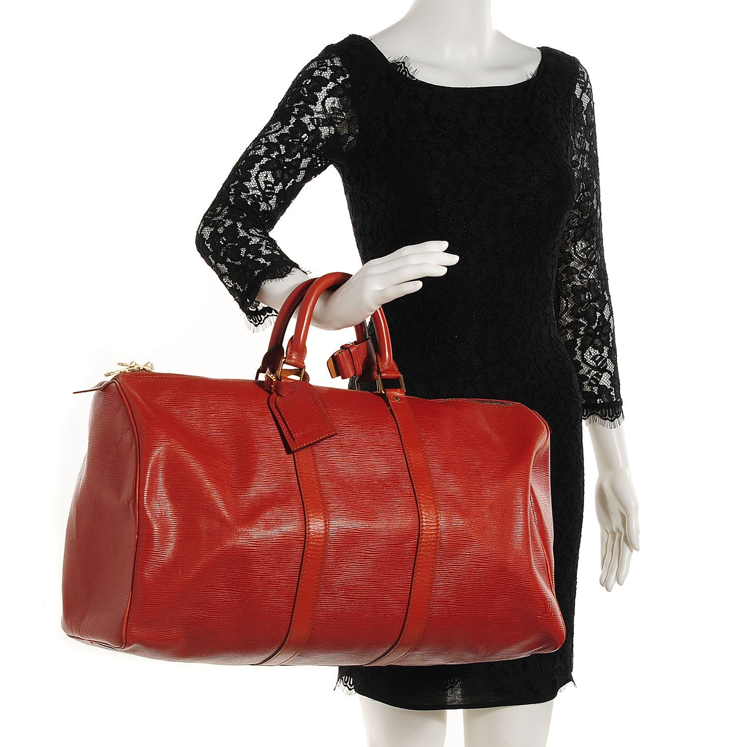 Louis Vuitton Epi Keepall 50 Kenyan Fawn 10 of 16