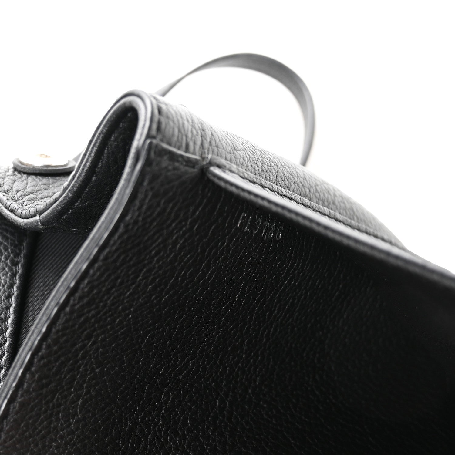 Louis Vuitton Calfskin Lockme II Chain Bag BB Black 7 of 10