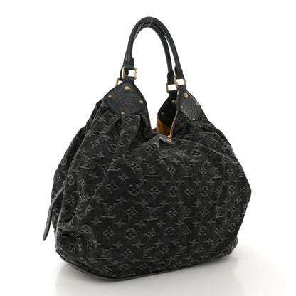 Louis Vuitton Denim Mahina XL Black 2 of 14