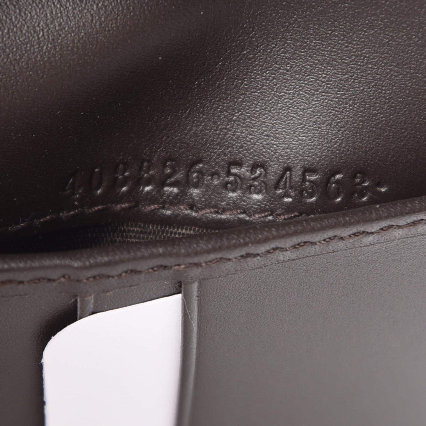 GG Supreme Monogram Selleria Calfskin Web New Web Bi-Fold Coin Wallet Beige Ebony Cocoa