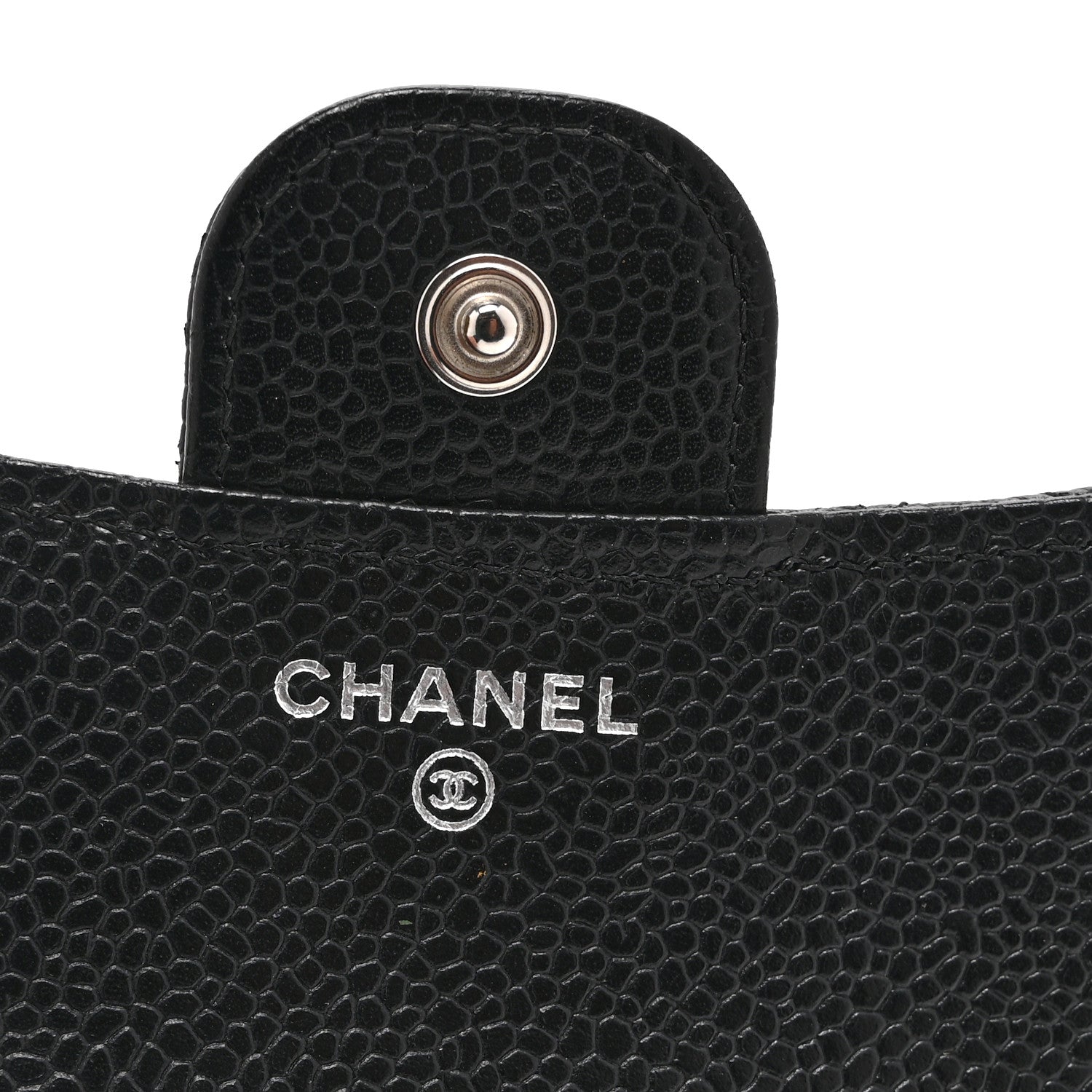 Chanel Caviar Quilted Compact Flap Wallet Black 7 of 11