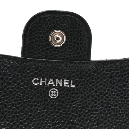 Chanel Caviar Quilted Compact Flap Wallet Black 7 of 11