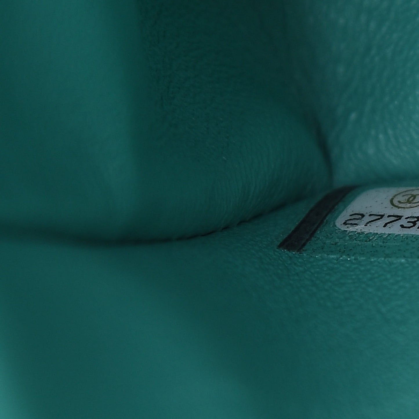 Lambskin Quilted Mini Rectangular Flap Turquoise