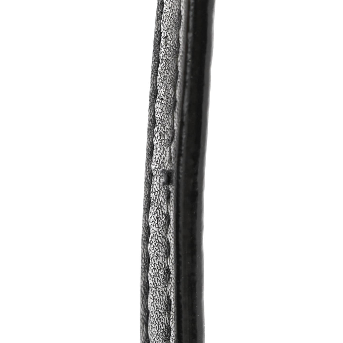 Calfskin Lizard Embossed Monogram Sunset Chain Wallet Black