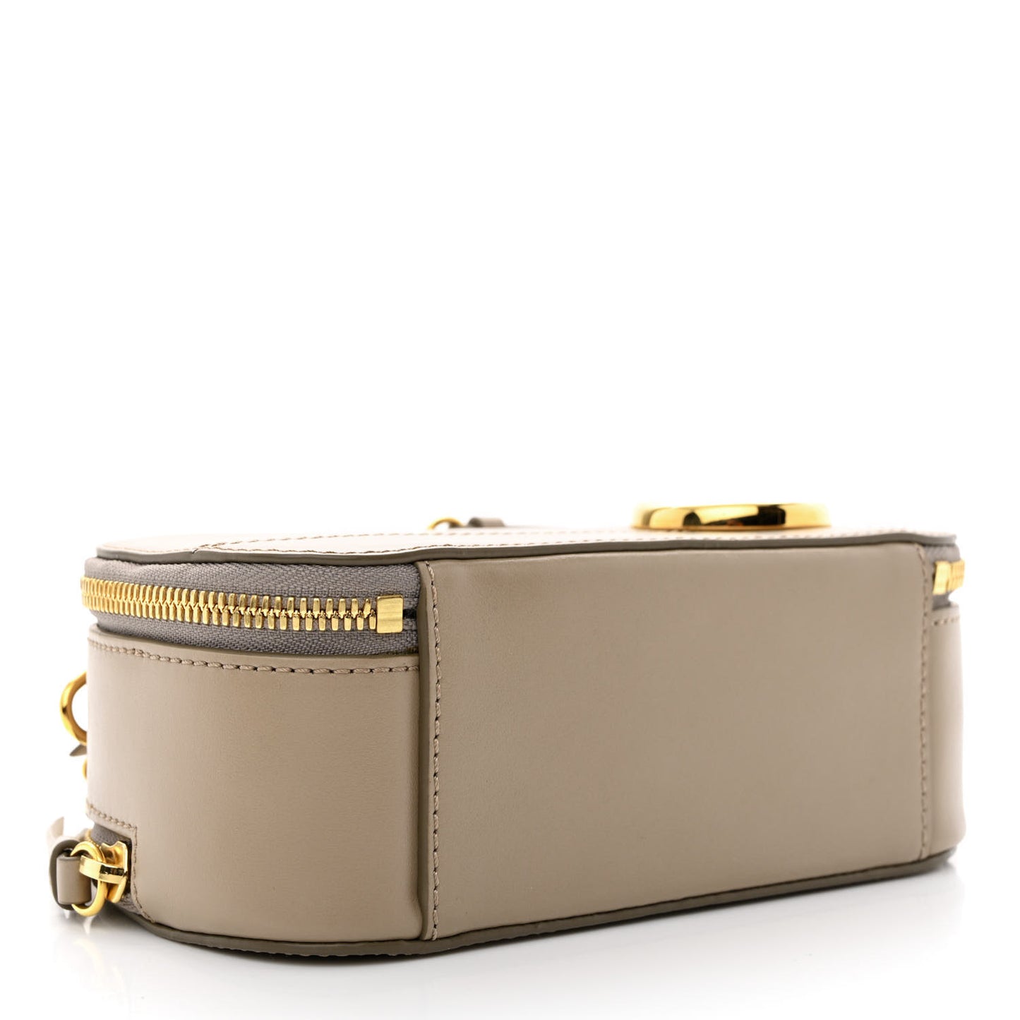 Calfskin Mini C Vanity Bag Motty Grey