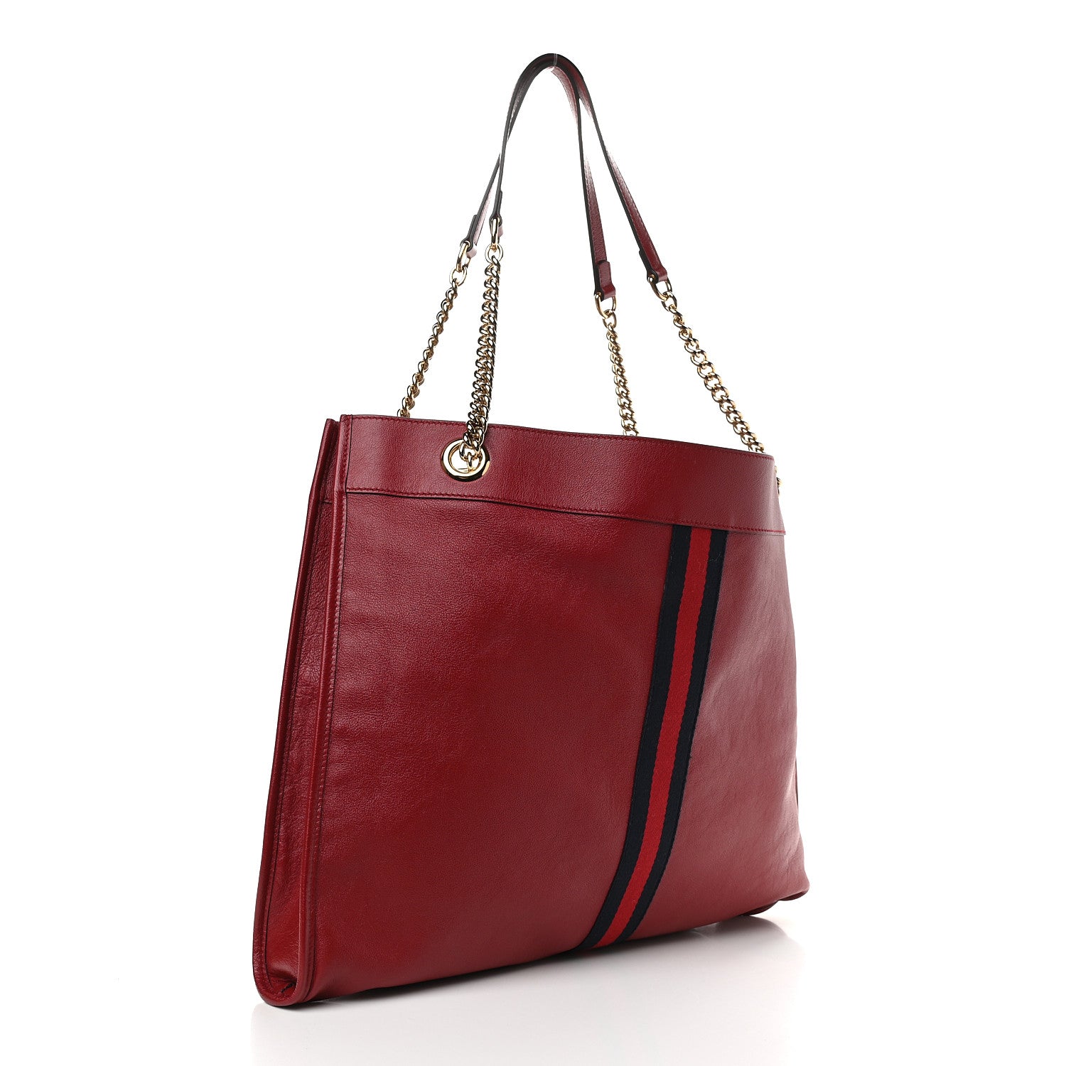 Gucci Calfskin Large Rajah Chain Tote Romantic Cherry 4 of 10