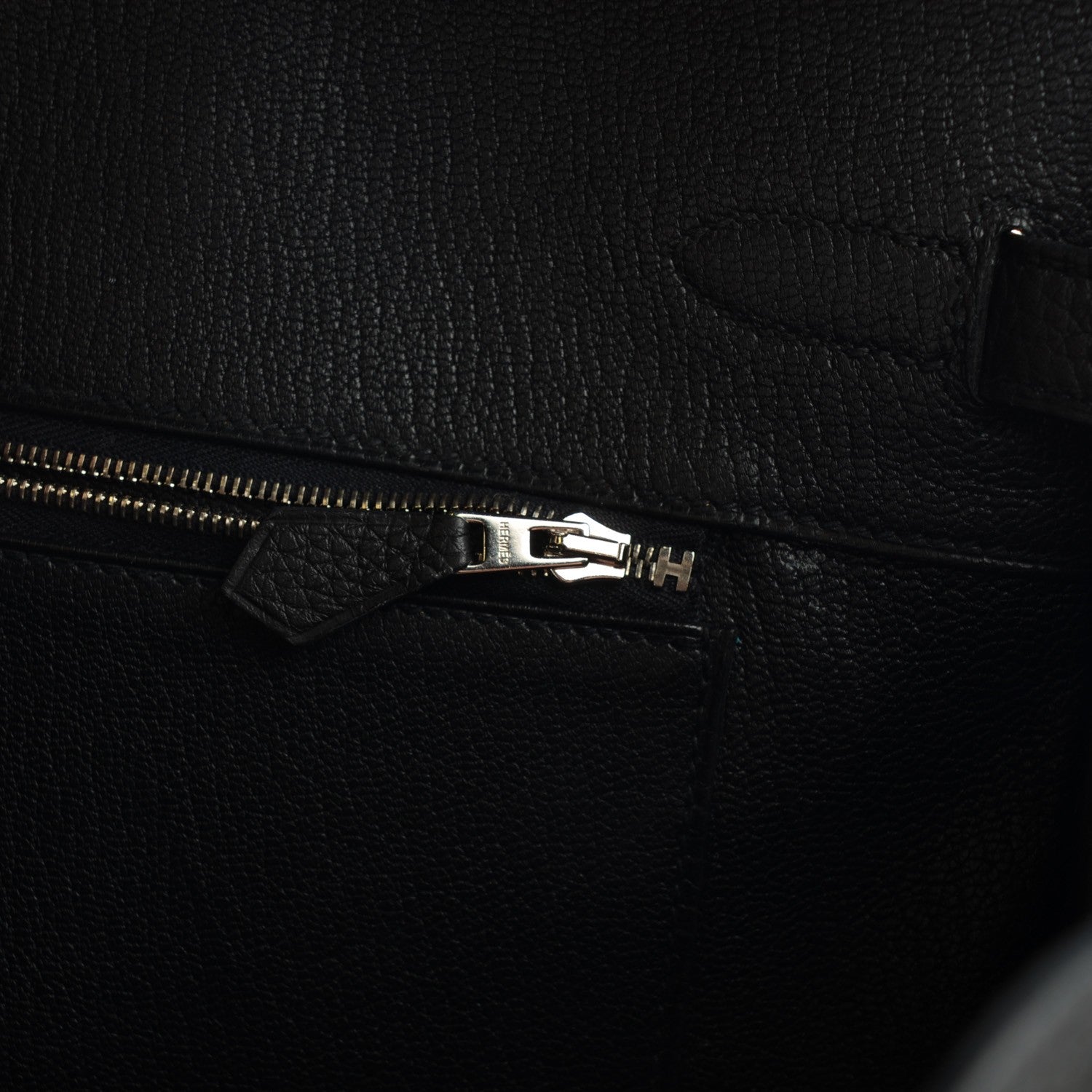 Hermes Taurillon Clemence Birkin 35 Black 12 of 16