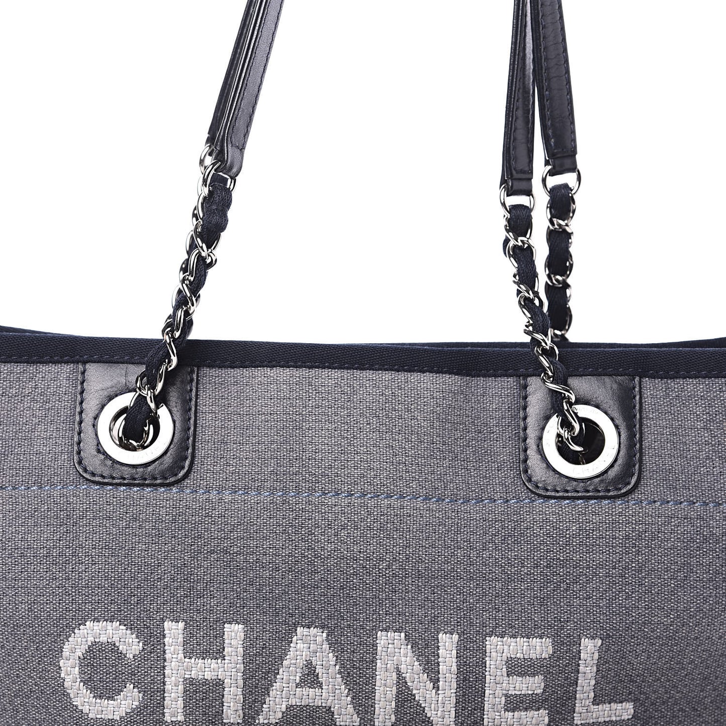 Canvas Small Deauville Tote Grey