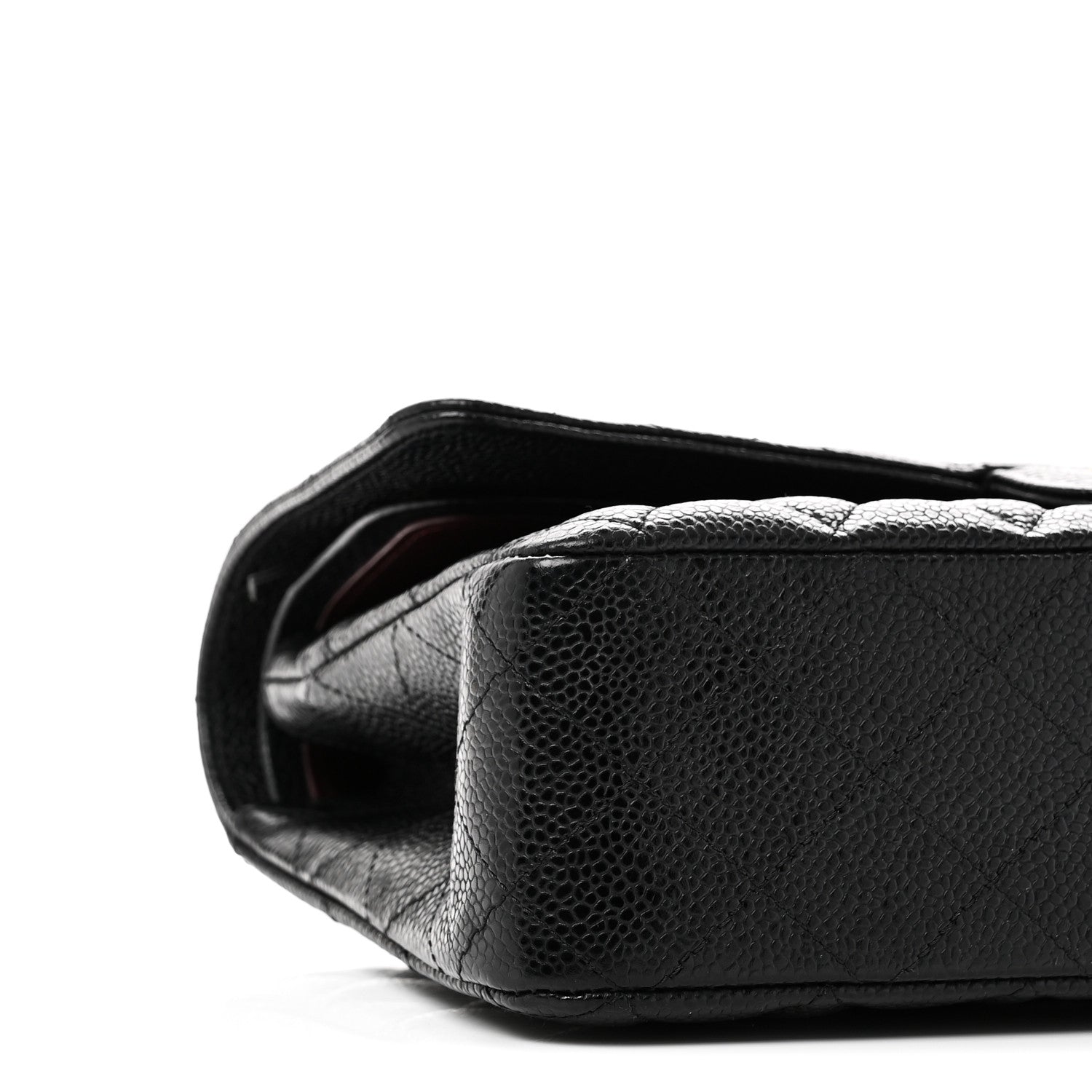 Chanel Caviar Quilted Medium Double Flap Black 8 of 10