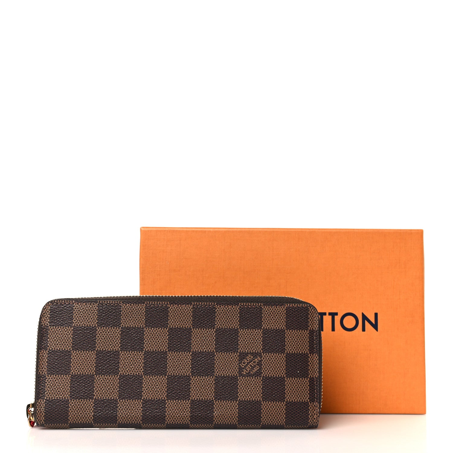 Louis Vuitton Damier Ebene Clemence Wallet Cherry 7 of 7