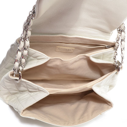 Chanel Caviar Quilted Timeless Accordion Flap White 5 of 7