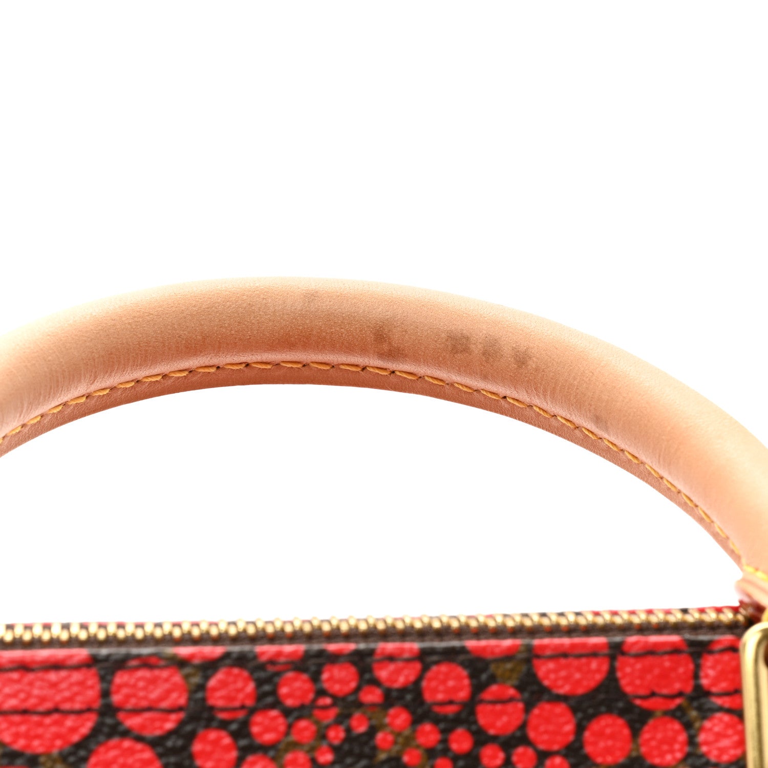Louis Vuitton Monogram Kusama Town Speedy 30 Red 15 of 16