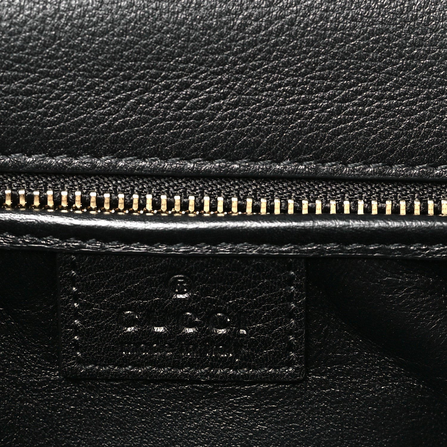 Gucci Roxy Calfskin Small Blondie Top Handle Shoulder Flap Bag Black 6 of 10