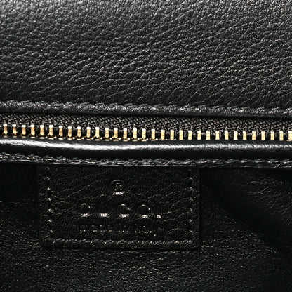 Gucci Roxy Calfskin Small Blondie Top Handle Shoulder Flap Bag Black 6 of 10