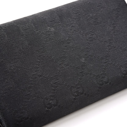 Gucci Monogram Web Hasler Continental Wallet Black 12 of 12