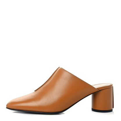 Hermes Calfskin Detail Mules 40 Beige Dore 1 of 9