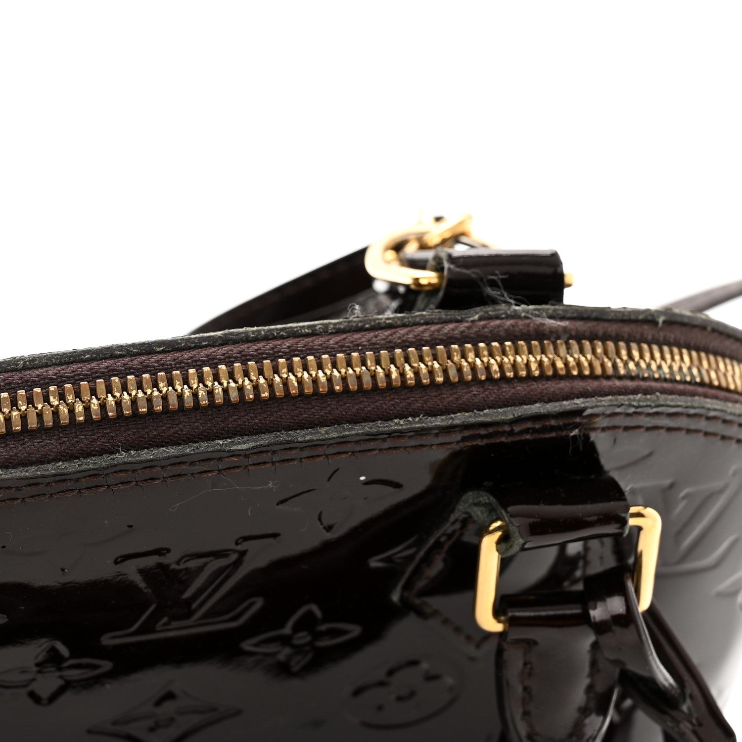 Louis Vuitton Vernis Alma BB Amarante 12 of 13