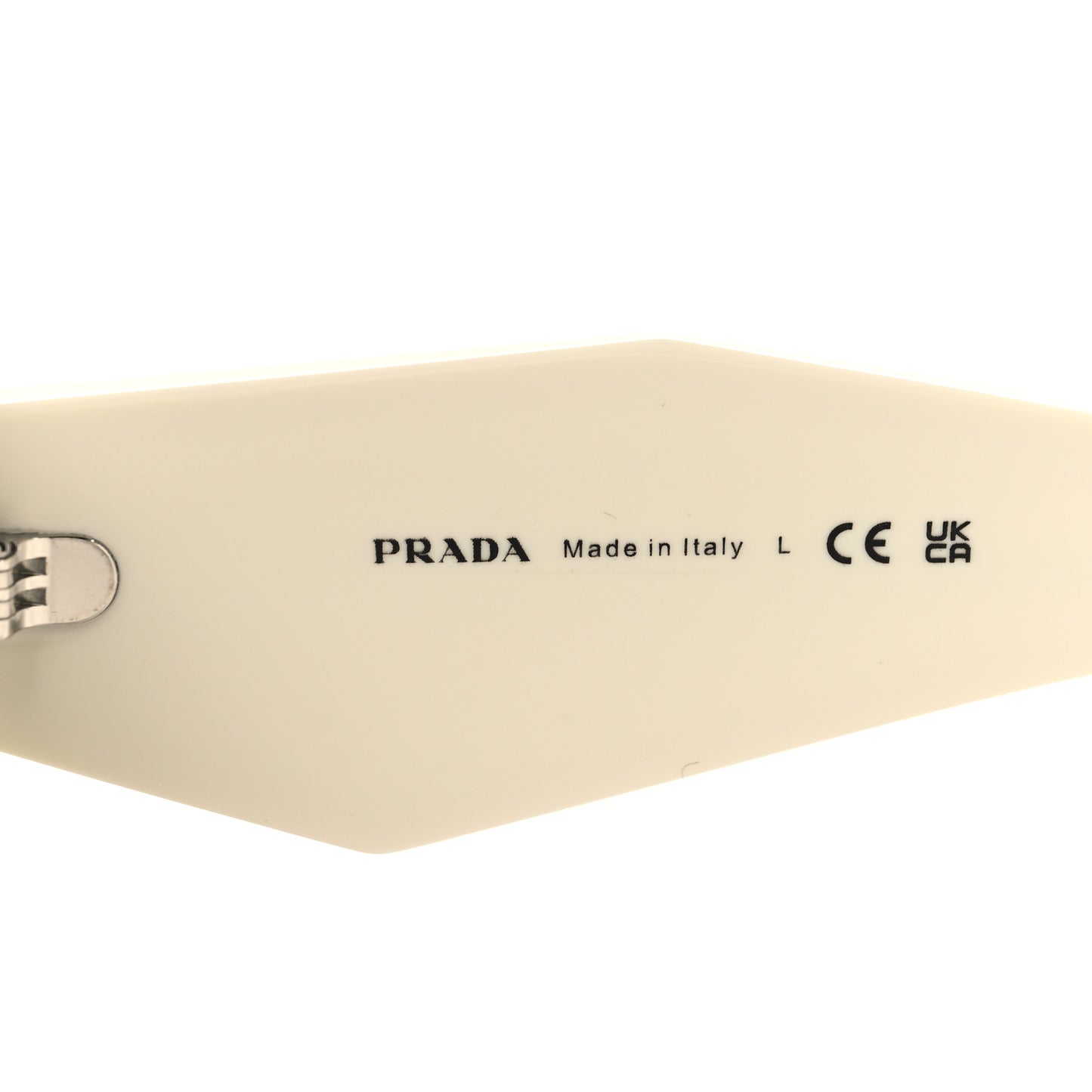 Acetate Symbole Sunglasses SPR 17W White