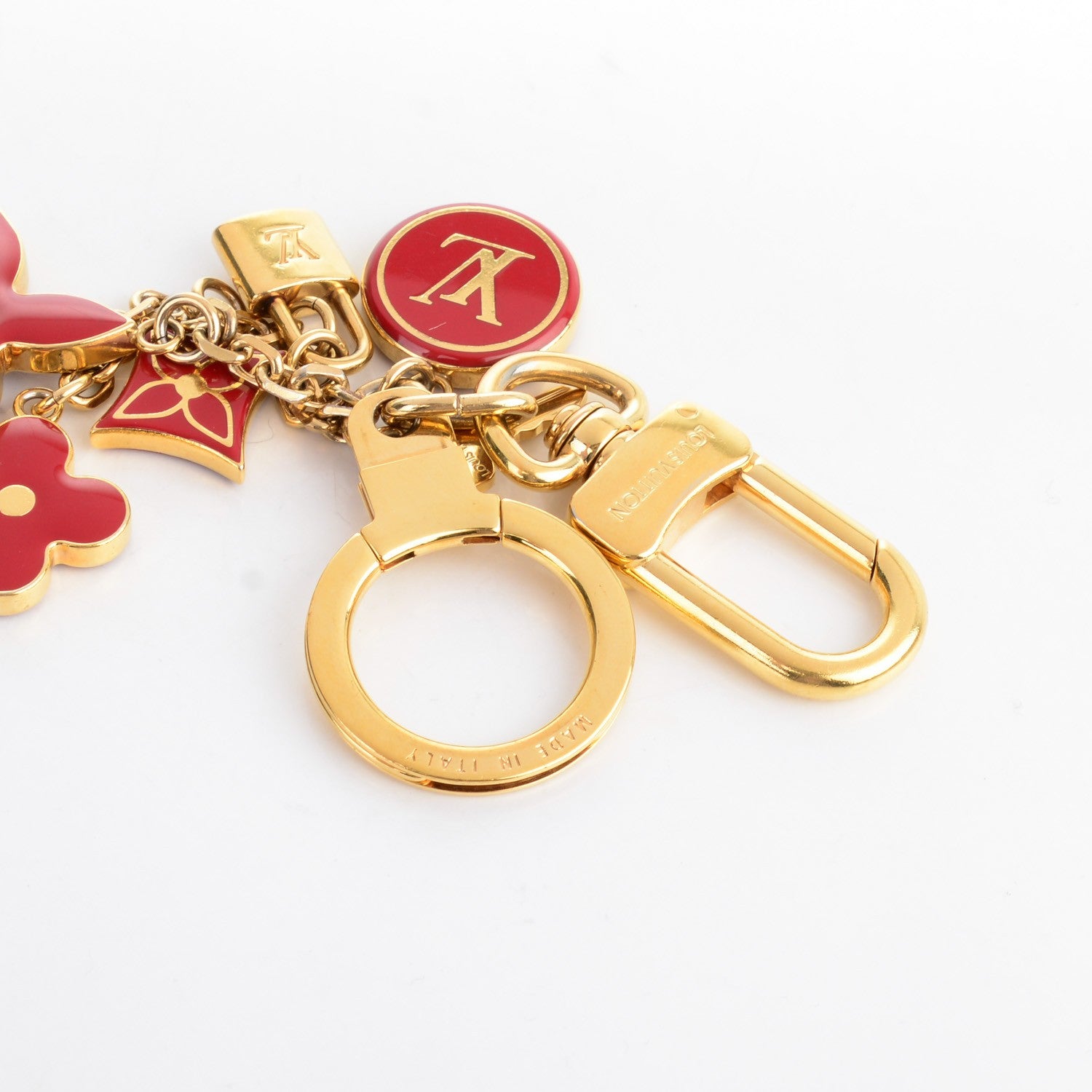 Louis Vuitton Pastilles Key Chain Bag Charm Pomme D'Amour 3 of 4