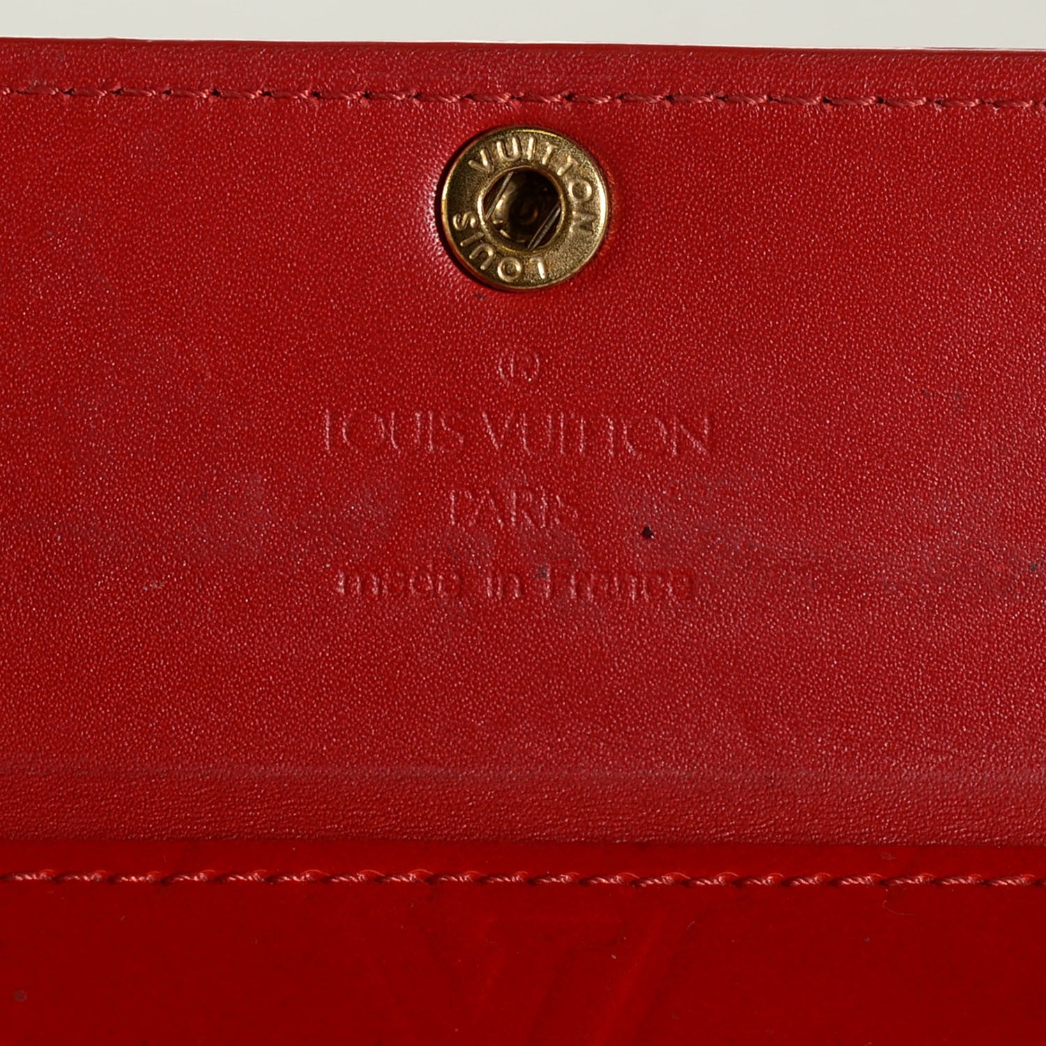 Louis Vuitton Vernis Ludlow Wallet Rouge 5 of 6