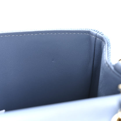 Chanel Printed Denim Quilted Mini Rectangular Flap Light Blue 11 of 11