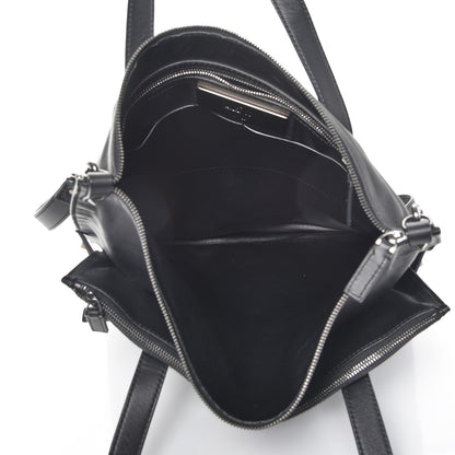 Valentino Garavani Nappa Medium Rockstud Zippered Tote Black 6 of 10