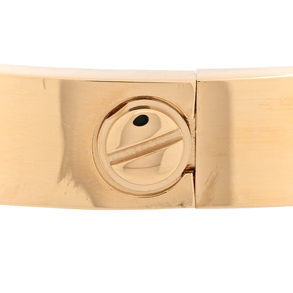 Cartier 18K Yellow Gold LOVE Bracelet 18 6 of 9