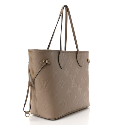 Louis Vuitton Empreinte Monogram Giant Neverfull MM Tourterelle 4 of 10