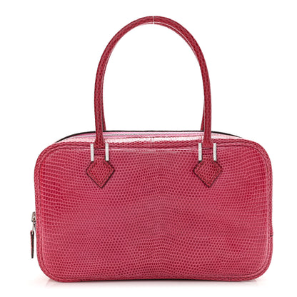 Hermes Shiny Lizard Diamond Plume Elan 22 Fuchsia 1 of 12