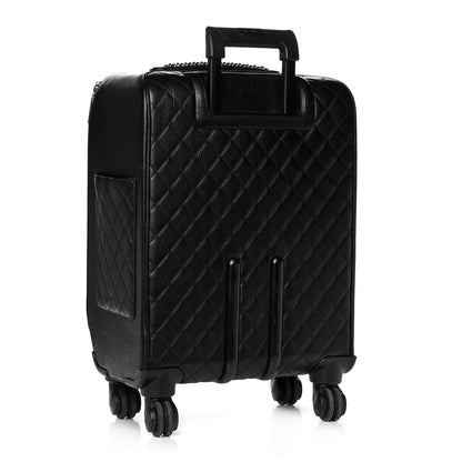 Chanel Calfskin Quilted Coco Case Trolley Black 3 of 13