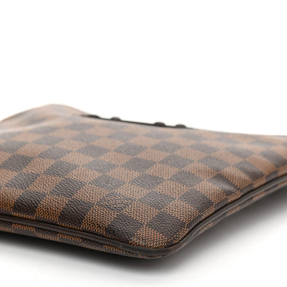 Louis Vuitton Damier Ebene Brooklyn Flat Pochette 10 of 12