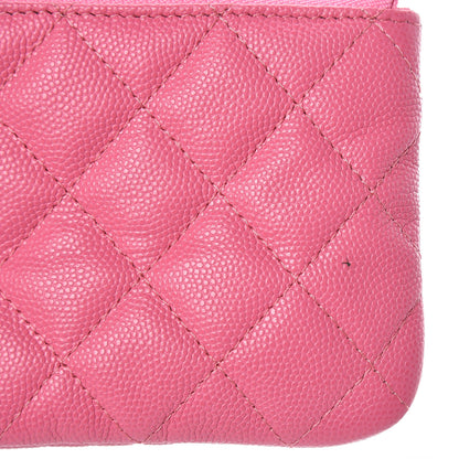 Chanel Caviar Quilted Small Cosmetic Case Pink 8 of 9
