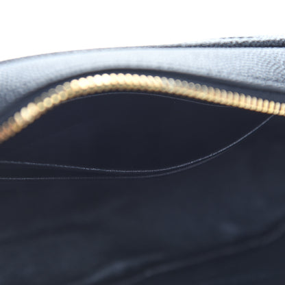 Saint Laurent Grain De Poudre Matelasse Monogram Mini Lou Camera Bag Black 10 of 11
