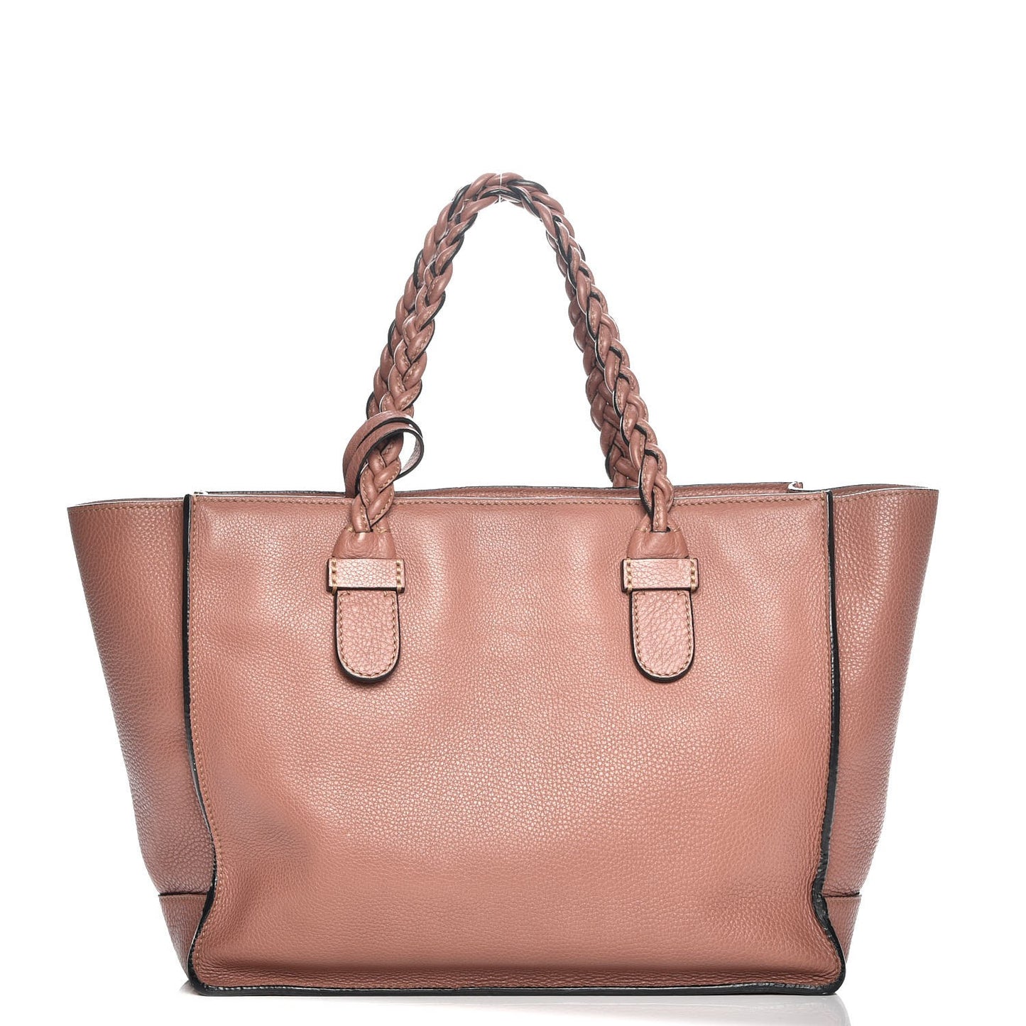 Grained Calfskin To Be Cool Tote Brownish