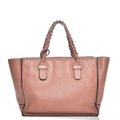 Valentino Garavani Grained Calfskin To Be Cool Tote Brownish 1 of 11