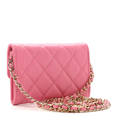 Chanel Caviar Quilted Belt Bag Pink 3 of 9