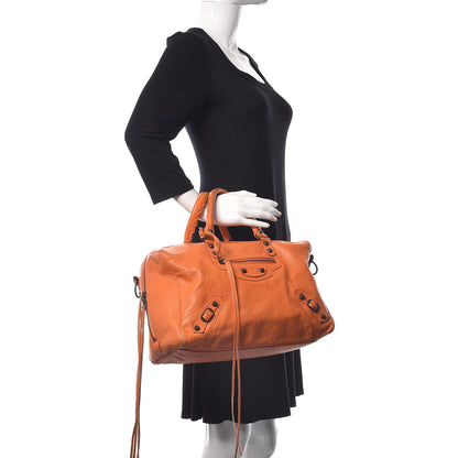 Balenciaga Agneau Classic Hardware Polly Tangerine 3 of 27