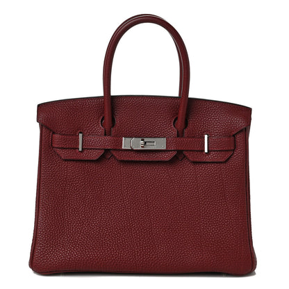 Hermes Togo Birkin 30 Rouge H 1 of 6