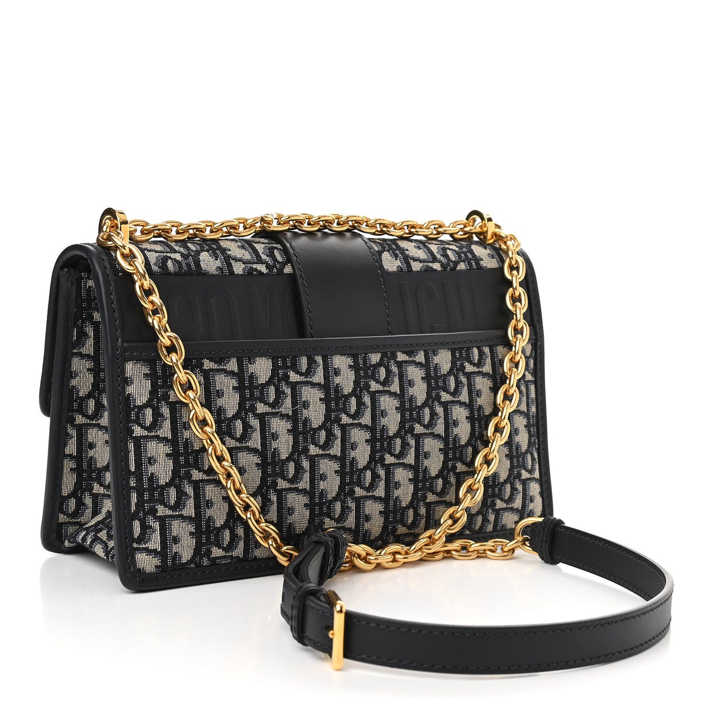 Oblique 30 Montaigne Chain Flap Bag Blue