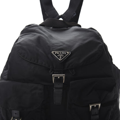 Prada Nylon Vela Medium Backpack Black 7 of 11