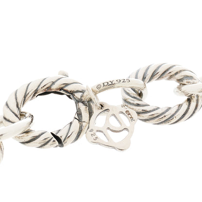 David Yurman Sterling Silver 10mm Medium Oval Link Bracelet 3 of 4