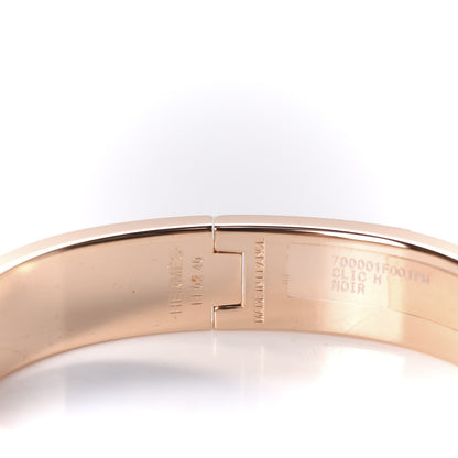 Hermes Enamel Narrow Clic Clac H Bracelet PM Black 4 of 5
