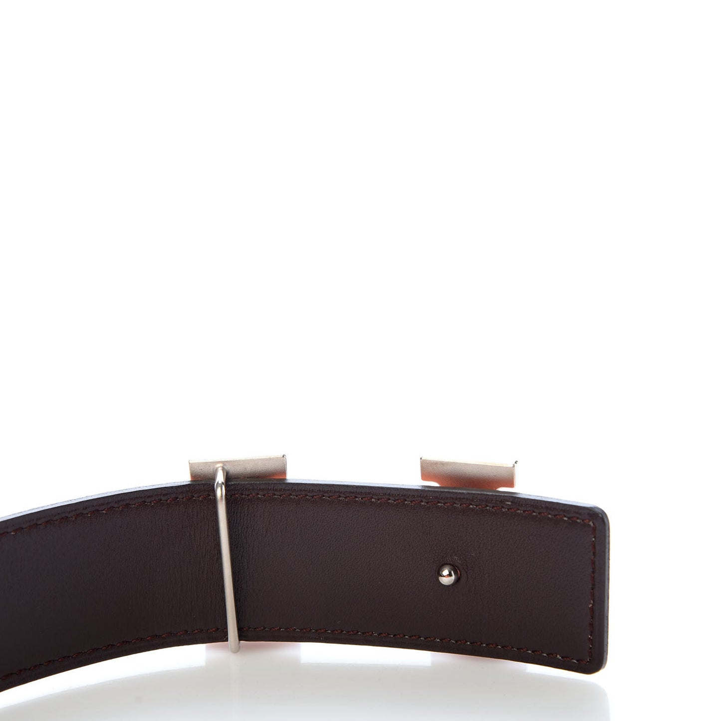 Box Togo 32mm Guilloche H Belt 80 Chocolate Orange