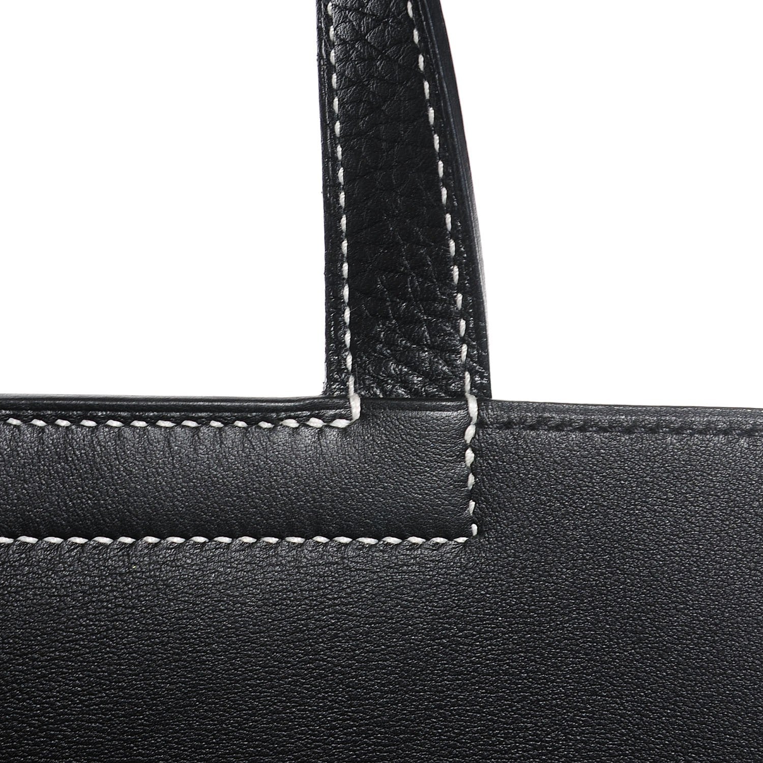Hermes Taurillon Clemence Halzan 31 Black 8 of 13